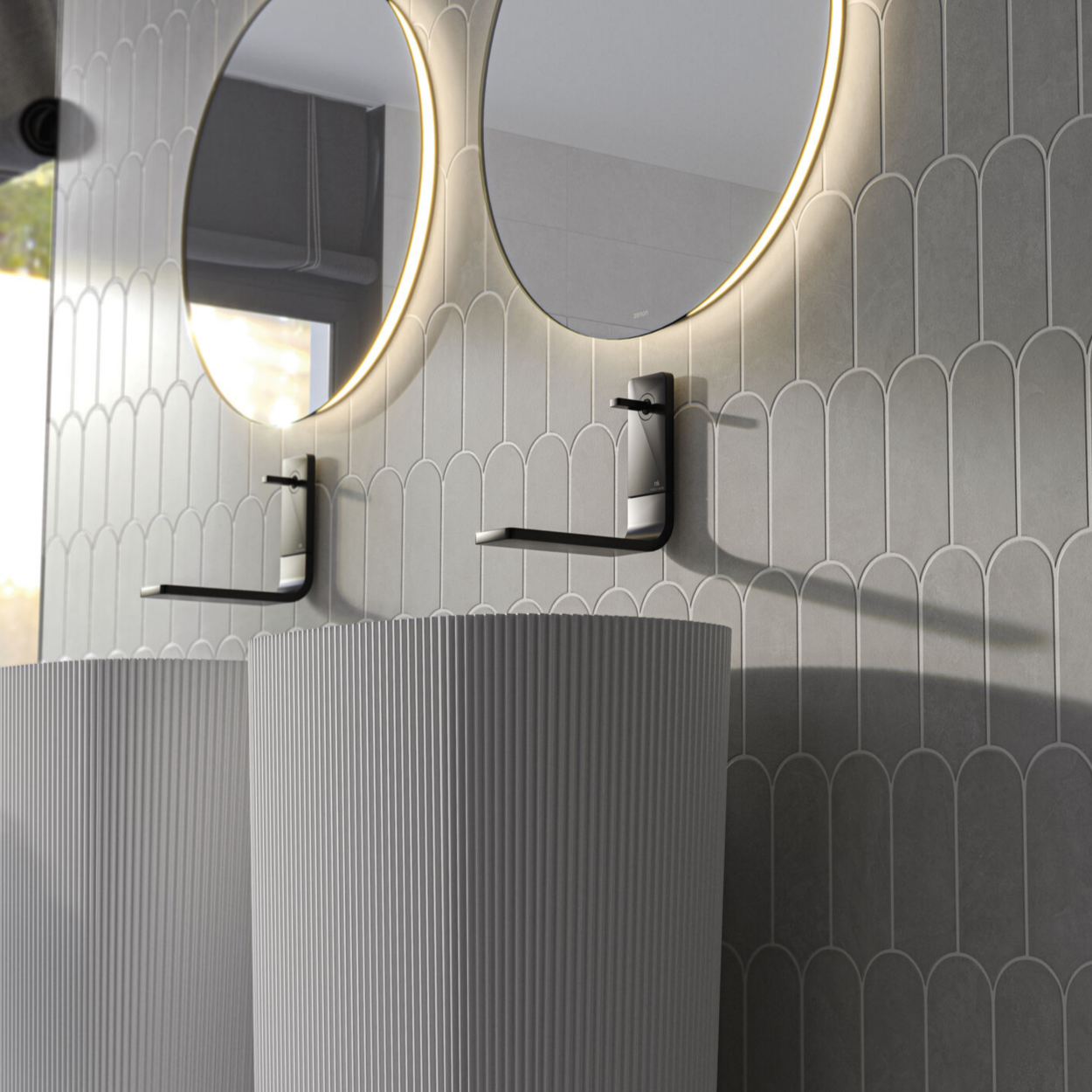 Cifre Ceramica Alure Plomb Visschub Wandtegel 8x21,5 cm